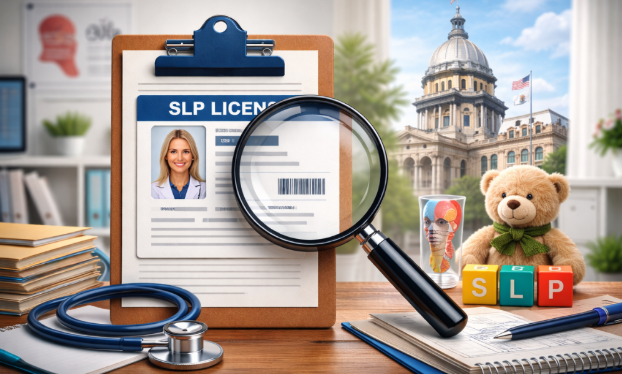 Professional license search and regulatory database overview graphic